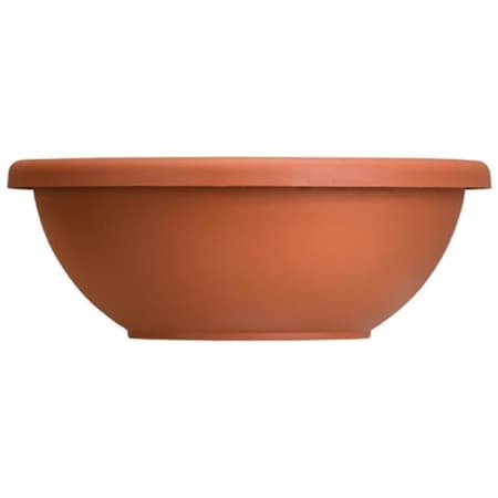 Myers Industries Inc Myers Industries Inc AKRGAB18000E35 Akro 18 in. Garden Bowl Clay With Removeable Drain Plugs AKRGAB18000E35